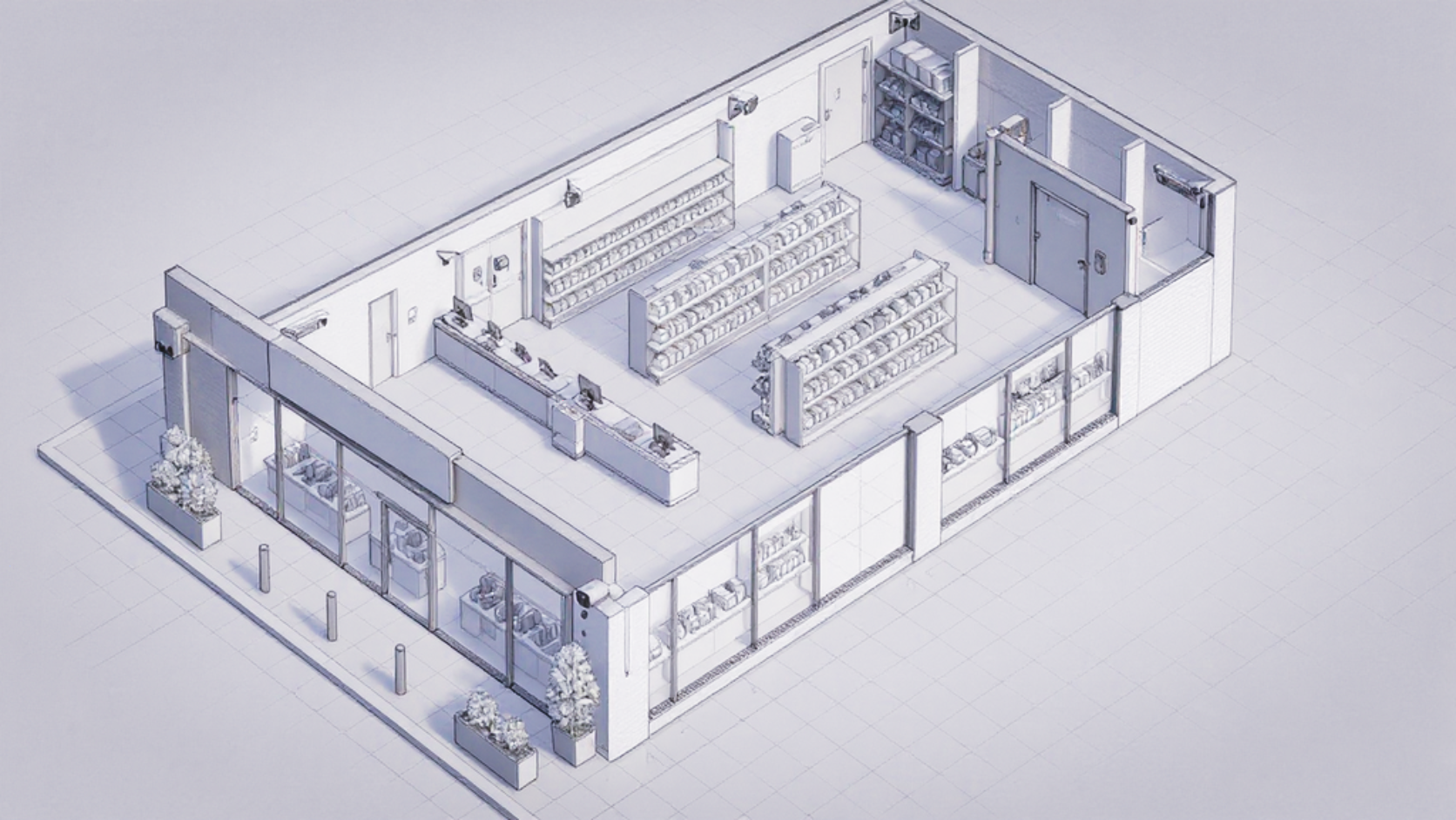 Retail security layout planning by Urban Eye Security